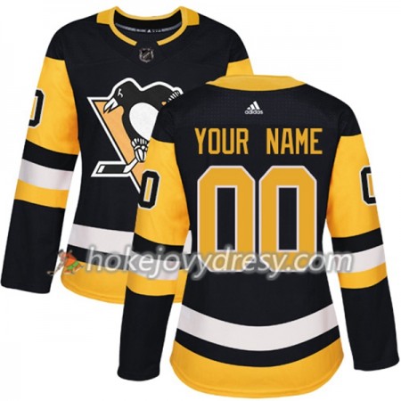 Dámské Hokejový Dres Pittsburgh Penguins Personalizované Adidas 2017-2018 Černá Authentic